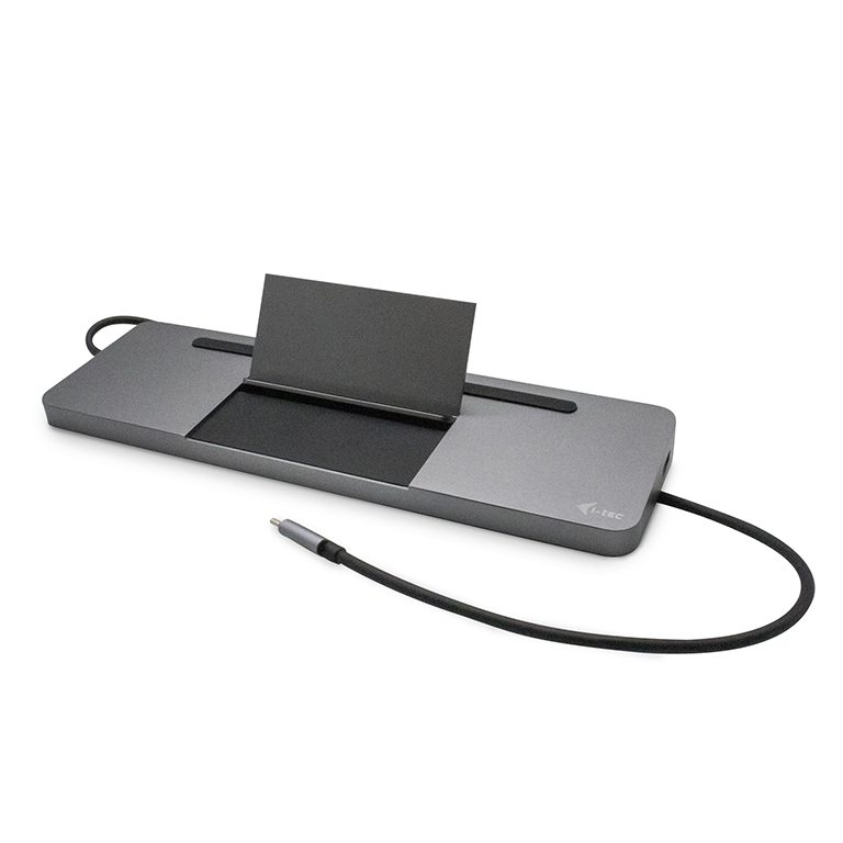 Obrázok i-tec USB-C Metal Low Profile Triple Display Docking Station + Power Delivery 85 W (C31FLATDOCKPDPRO)