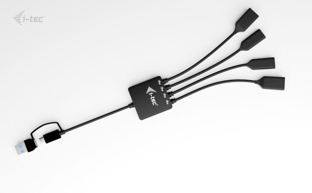 i-tec CACBLHUB2A2C USB-C/USB-A Cable HUB 4 port (2x USB-C, 2x USB-A)