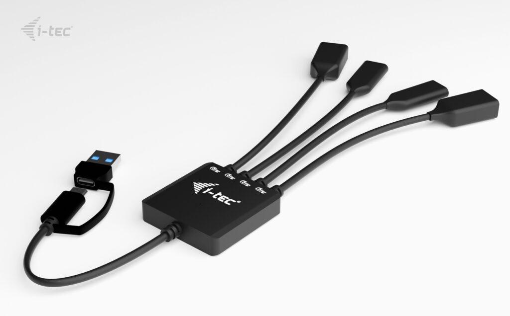 i-tec CACBLHUB2A2C USB-C/USB-A Cable HUB 4 port (2x USB-C, 2x USB-A)