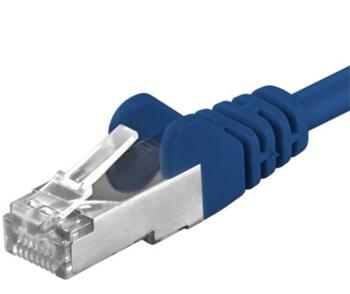 Obrázok Premiumcord Patch kabel CAT6a S-FTP, RJ45-RJ45, AWG 26/7 2m, modrá sp6asftp020B