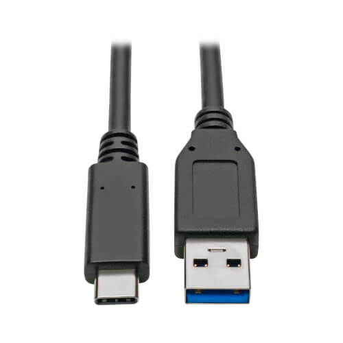 Obrázok PremiumCord kabel USB-C - USB 3.0 A (USB 3.1 generation 2, 3A, 10Gbit/s) 0,5m ku31ck05bk