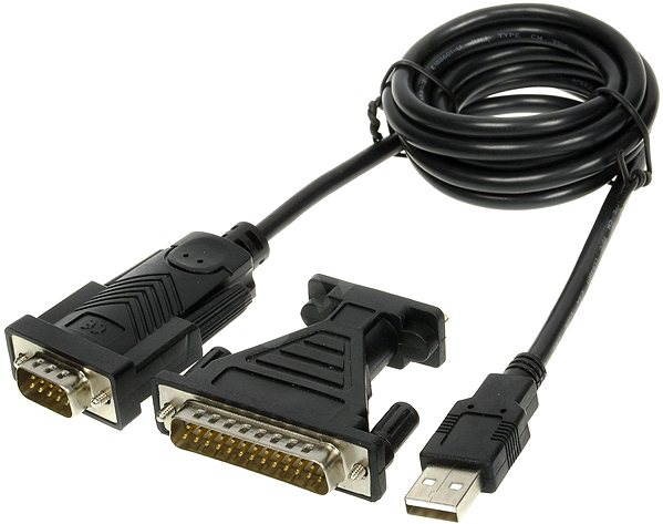 Obrázok PremiumCord USB 2.0 -> RS  232 s káblom (8592220001698)