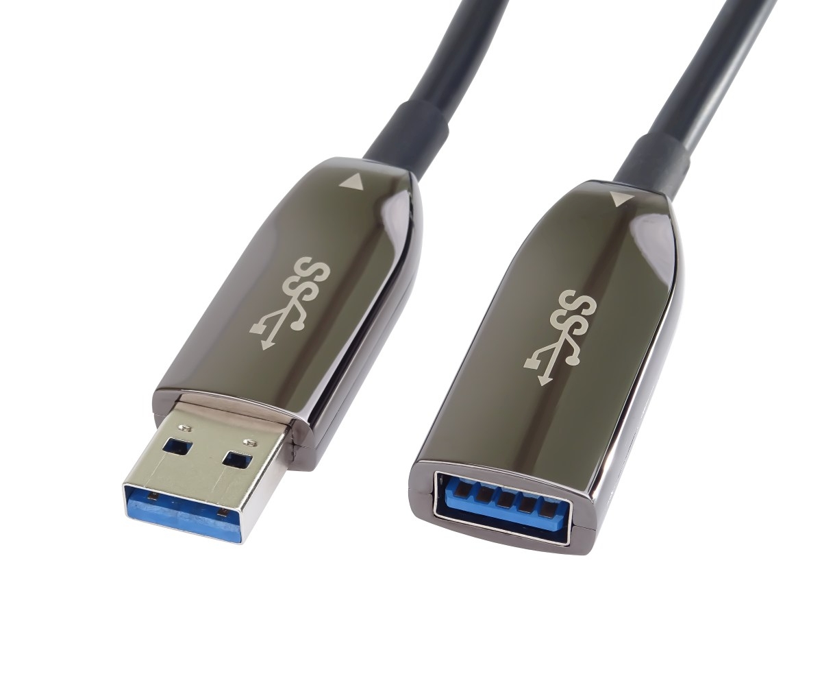 PremiumCord USB 3.2 + 2.0 AOC prodluž. kabel, 10m