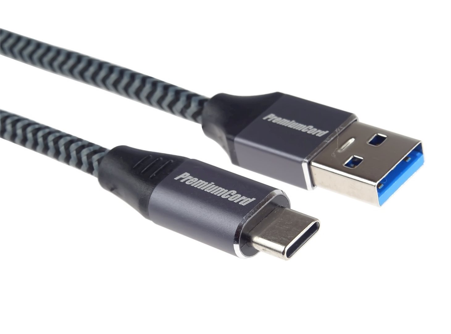 PremiumCord kabel USB-C - USB 3.0 A (USB 3.1 generation 1, 3A, 5Gbit/s) 3m oplet / ku31cs3
