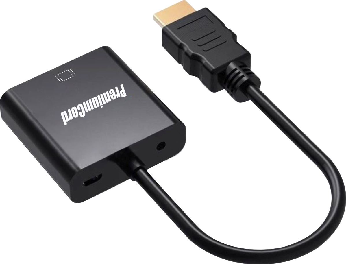 PremiumCord převodník HDMI -> VGA se zvukem