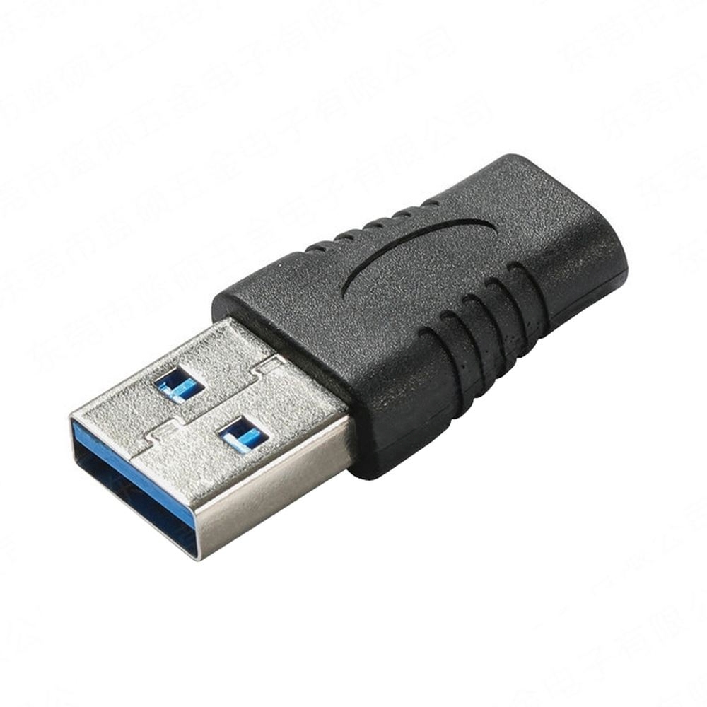 PremiumCord Adaptér USB 3.0 A male - USB-C female, černý zastříknutý adaptér / kur31-21