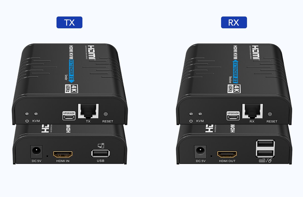 PremiumCord HDMI KVM extender přes LAN