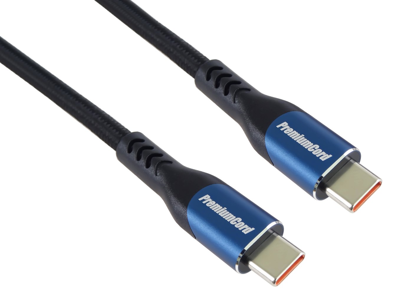PremiumCord USB-C kabel, 2m/5A/100W/20Gbits