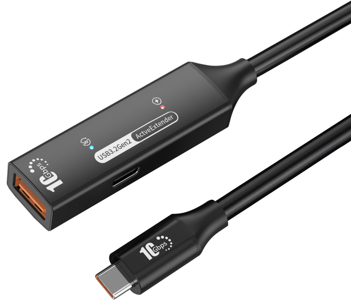 PremiumCord USB-A repeater + kabel USB-C, 5m