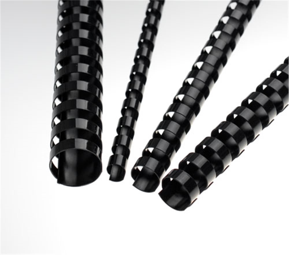 Plastové hřbety 6 mm, černé