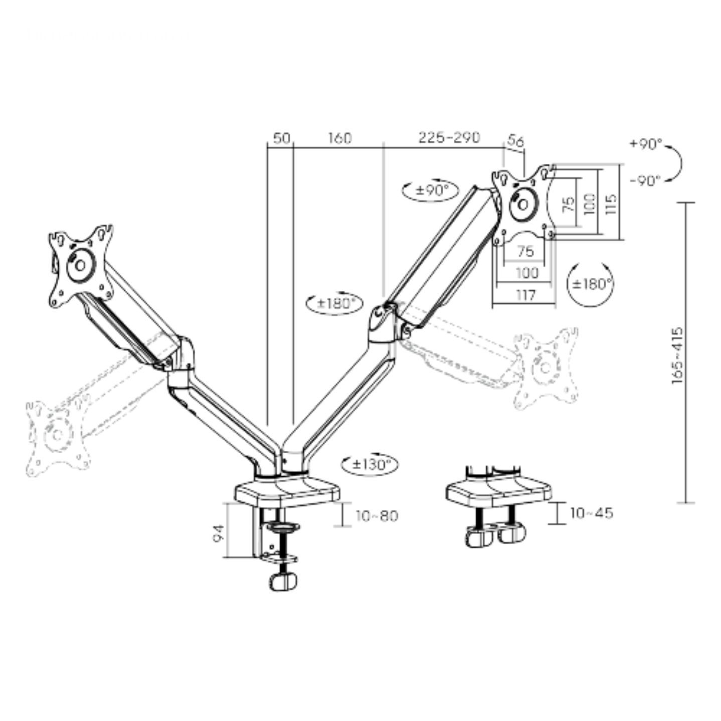 Brateck LDT46-C024E