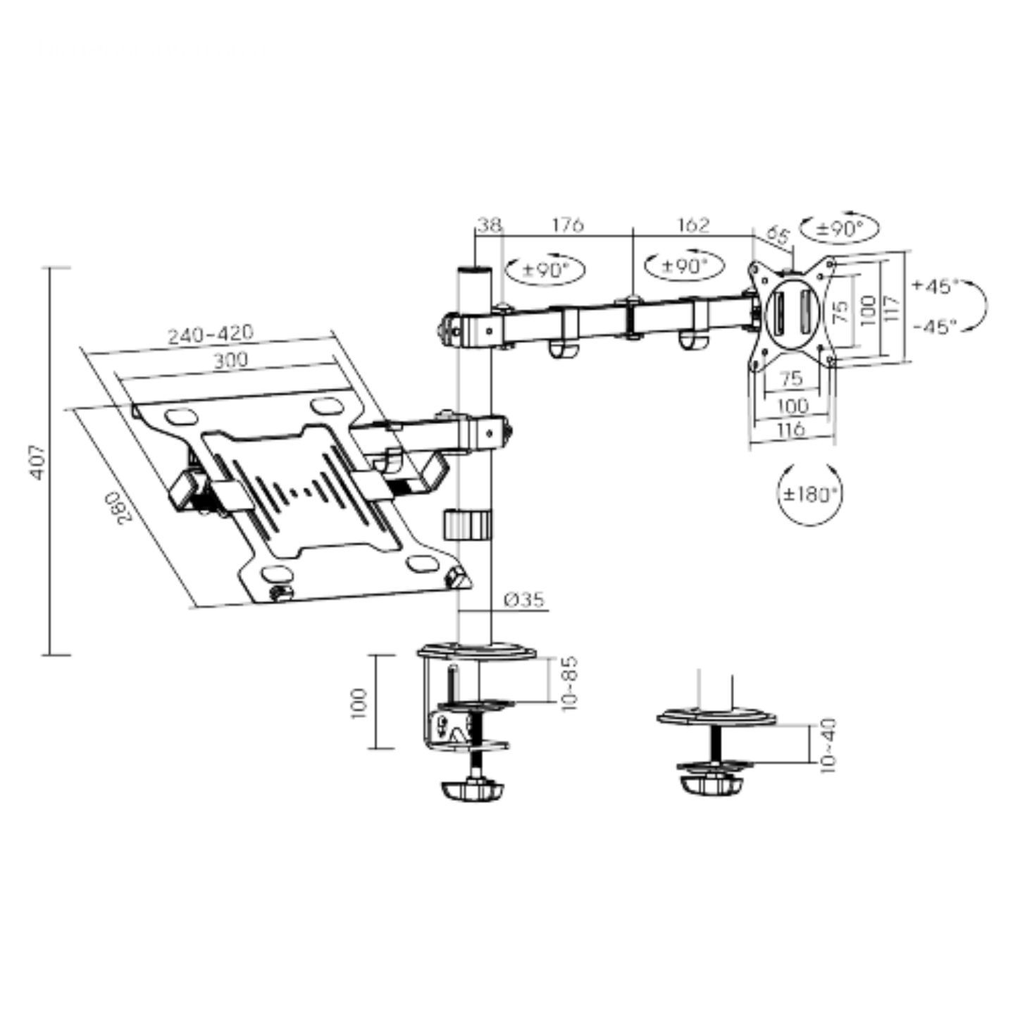Brateck LDT66-C024ML