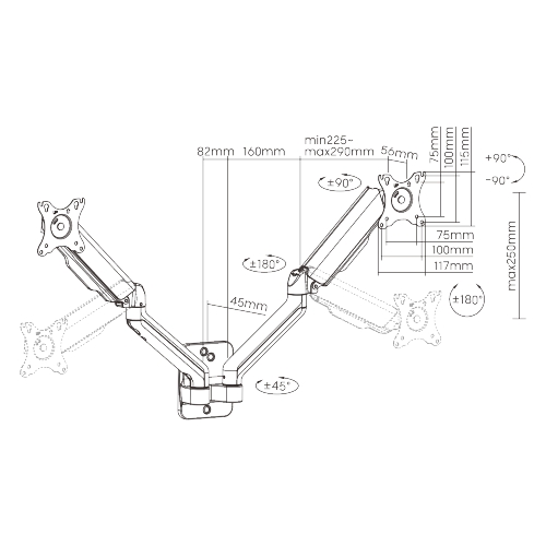 Brateck LDA32-114E