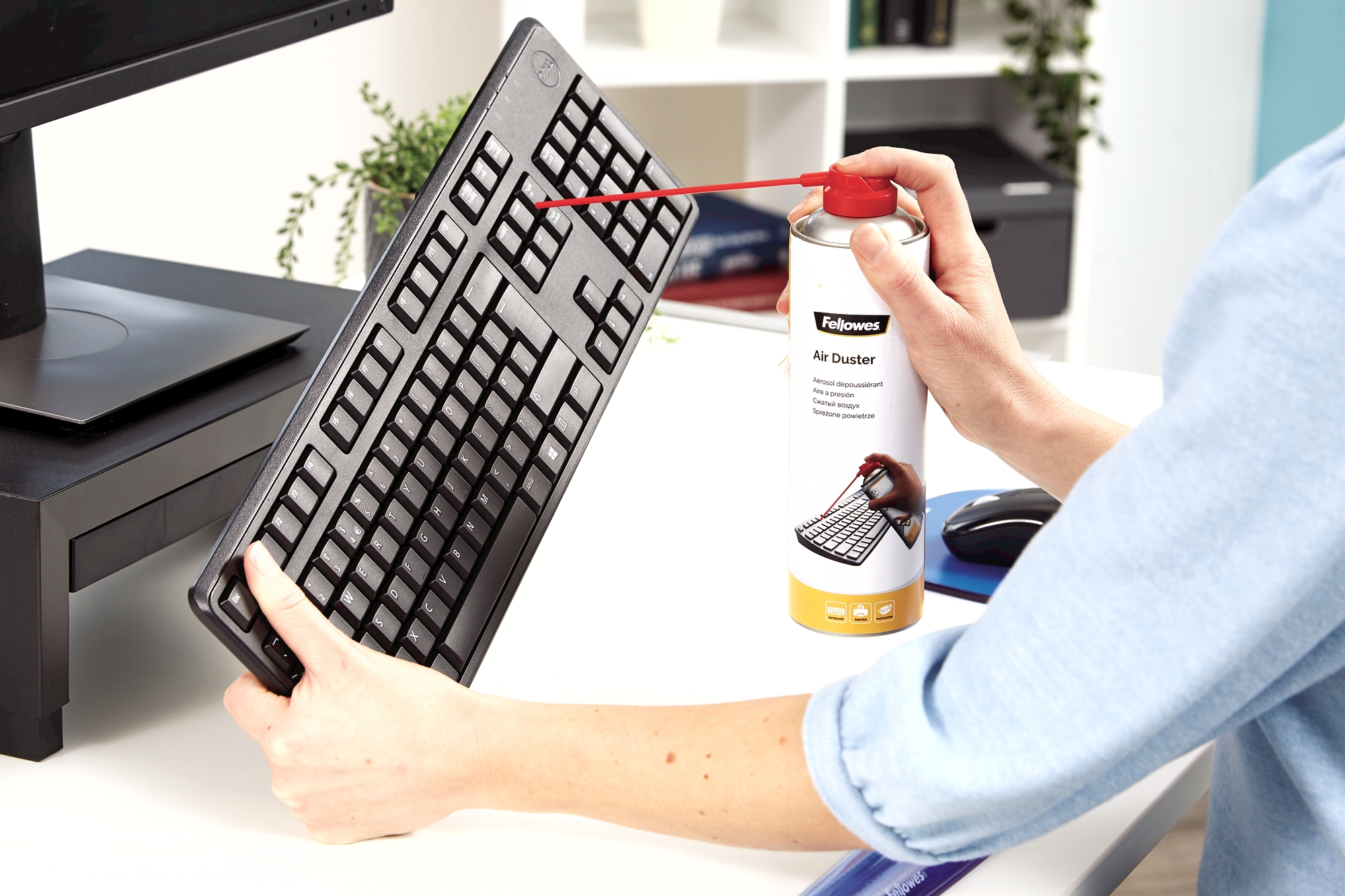 Stlačený vzduch Fellowes na čistenie 400 ml / FELFERGCLEARAIR4