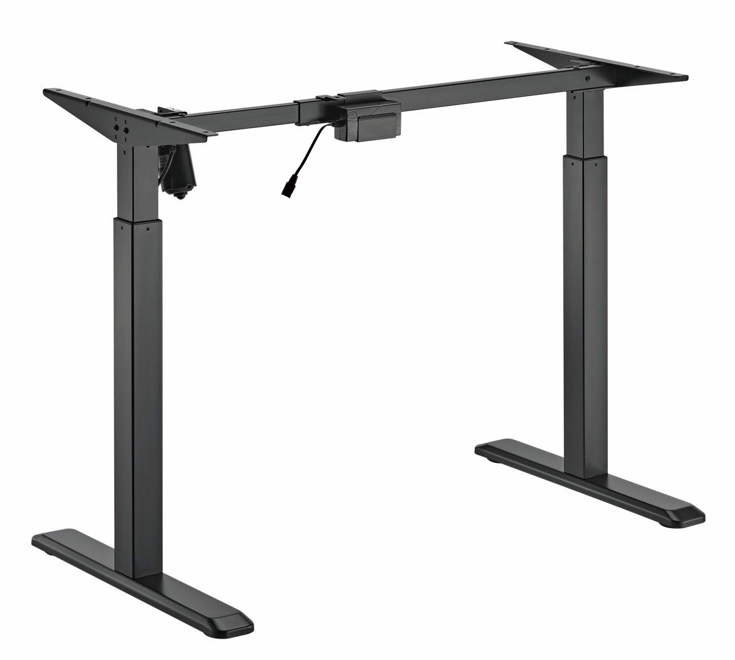 Výškově stavitelná stolová podnož Brateck S03-22DE 1 motor rozsah 710-1190 mm nosnost 80 kg