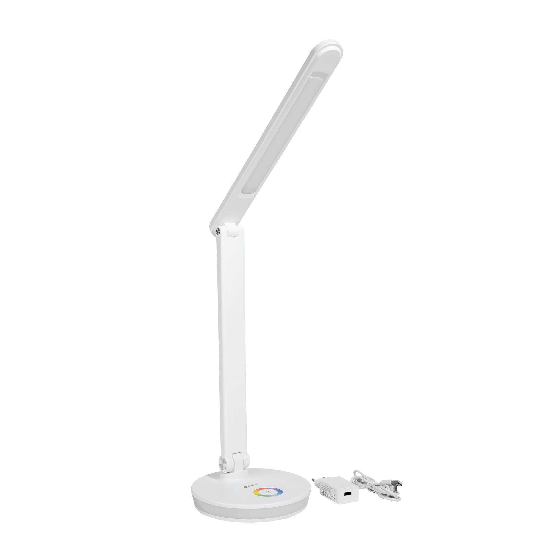 Platinet PDL400RGBW stolní LED lampa 12W stmívatelná, dotykové ovládání, USB port, bílá