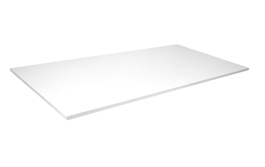 Stolová deska BR147BL, 1400 x 700 x 25 mm bílá pro výškově stavitelné podnože Brateck