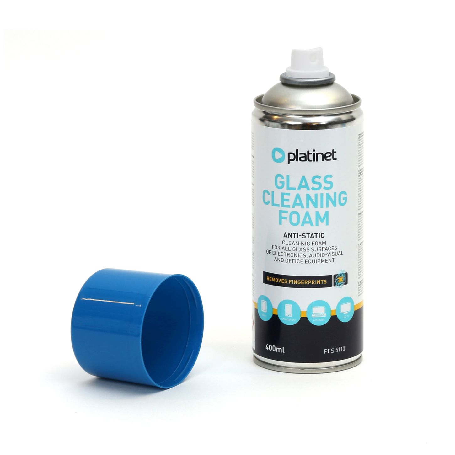 Platinet PFS5110 čistící pěna na sklo 400 ml