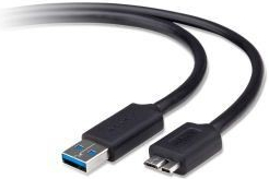 Obrázok BELKIN USB 3.0 kabel A-MicroB, 0.9 m F3U166bt0.9M