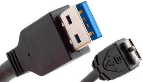 Obrázok USB 3.0 prepojovací kábel Belkin F3U166BT1.8M, 1.8 m, čierna