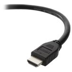 Obrázok HDMI prepojovací kábel Belkin F3Y017bt3M-BLK, 3 m, čierna