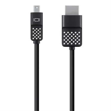 Obrázok DisplayPort / HDMI prepojovací kábel Belkin F2CD080bt12, 3.6 m, čierna