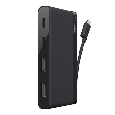 Obrázok Belkin 4-port cestovný rozbočovač USB-C (F4U090btBLK)