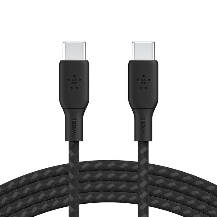 BELKIN BOOSTCHARGE 100W USB-C oplétaný 3m černý