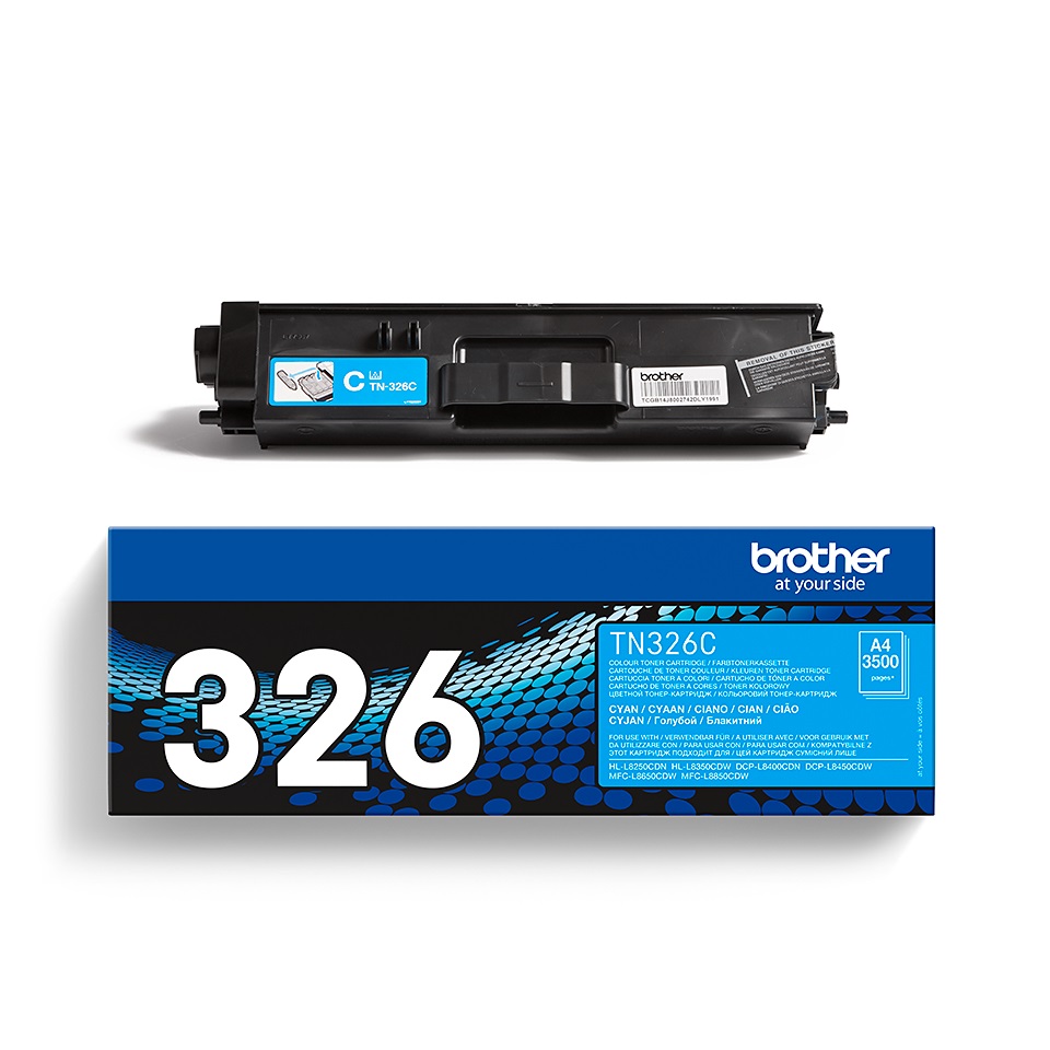 Brother TN-326C, toner cyan, 3 500 str.