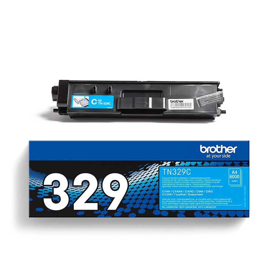 Brother TN-329C, toner cyan, 6 000 str.