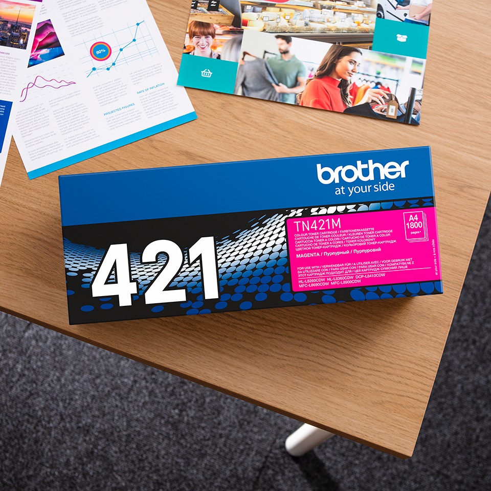 BROTHER TN-421M Magenta - originál