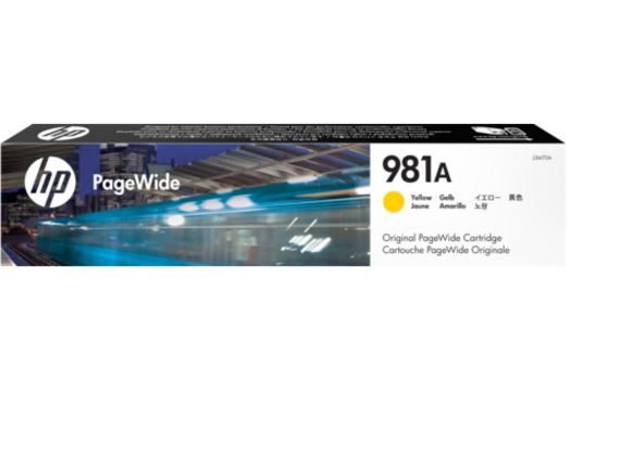 HP 981A - žlutá inkoustová kazeta, J3M70A