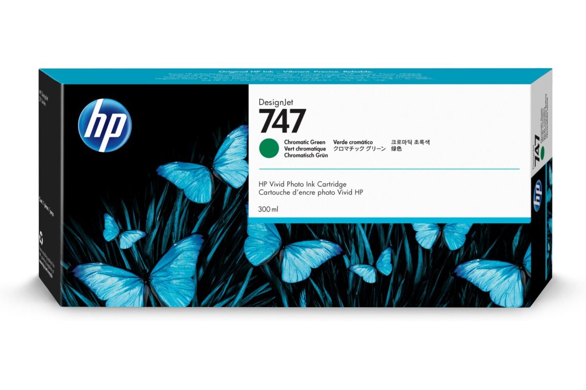 HP 747 300-ml Chromatic Green Ink Cartridge