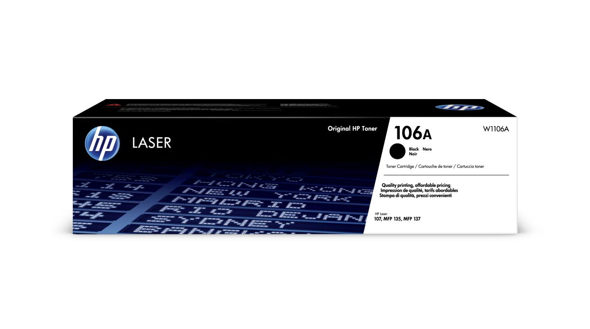 Hewlett Packard 106A black W1106A - originál