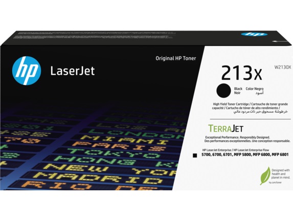 HP W2130X, black toner. kazeta HP LaserJet 213X