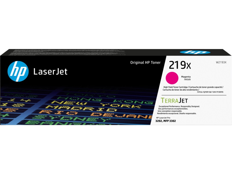 HP 219X, Purpurová orig. toner. kazeta, W2193X