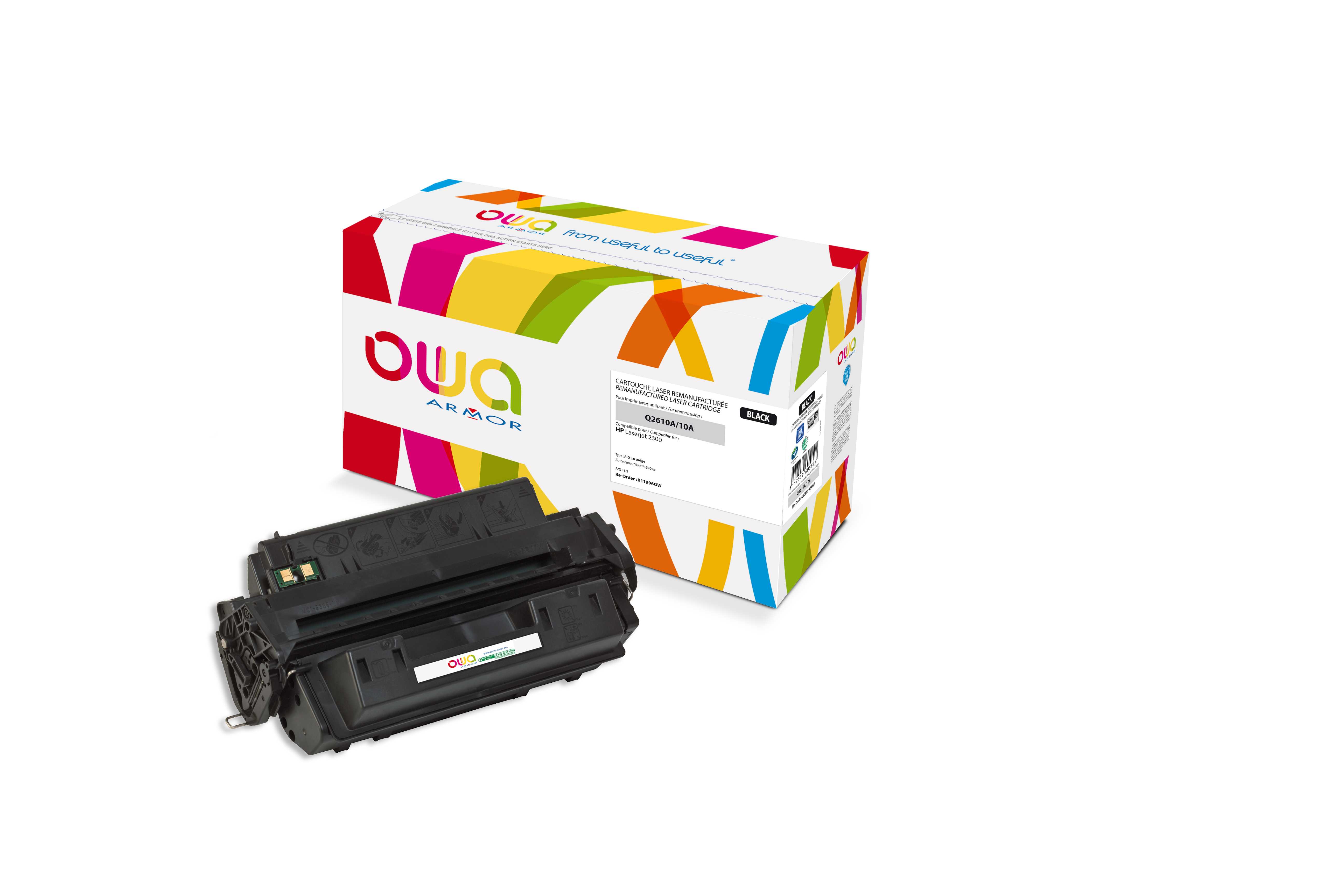 OWA Armor toner kompatibilní s HP LJ 2300, Q2610A, 6000st, černá/black