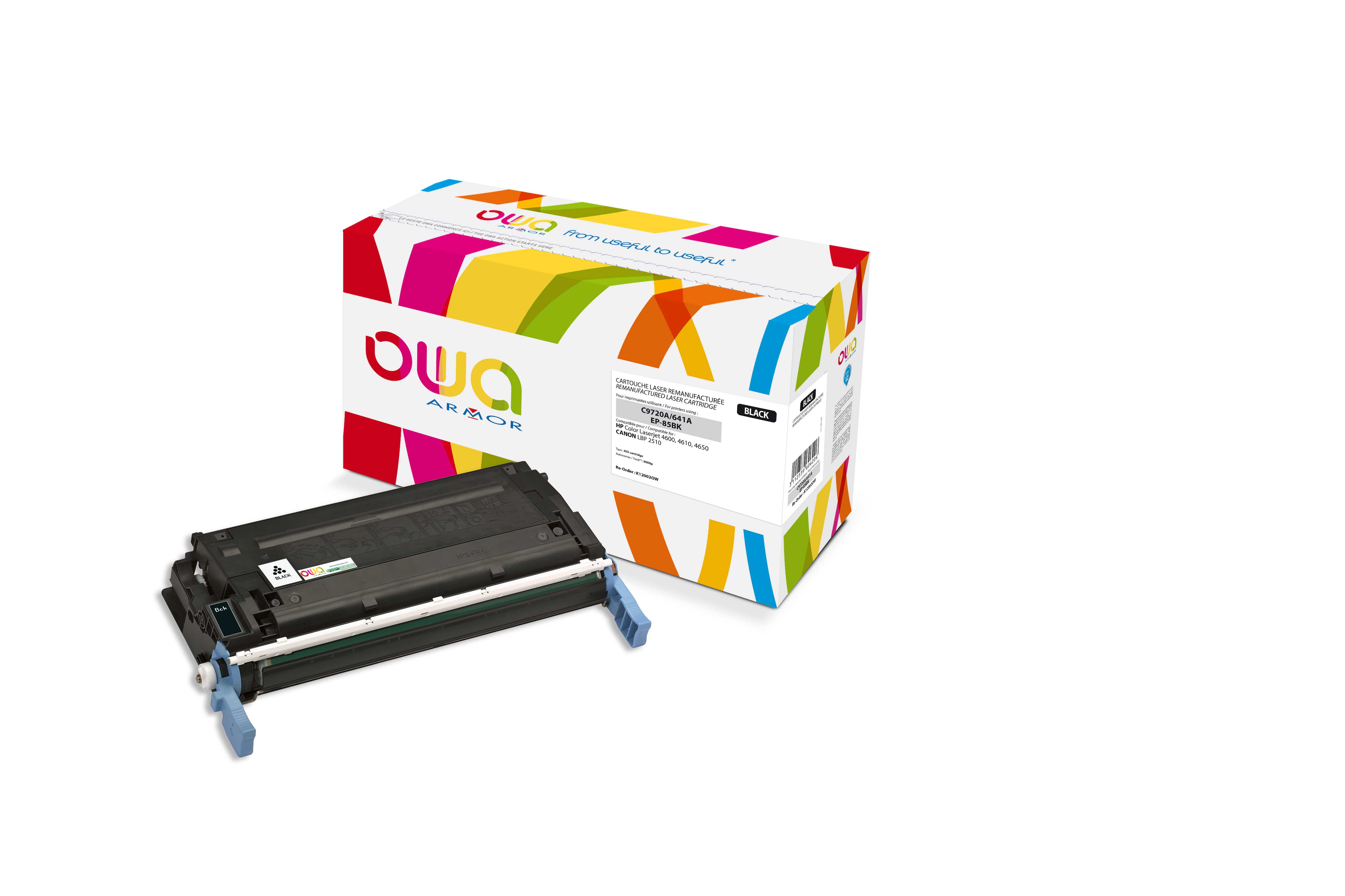 OWA Armor toner kompatibilní s HP C9720A, 9000st, černá/black