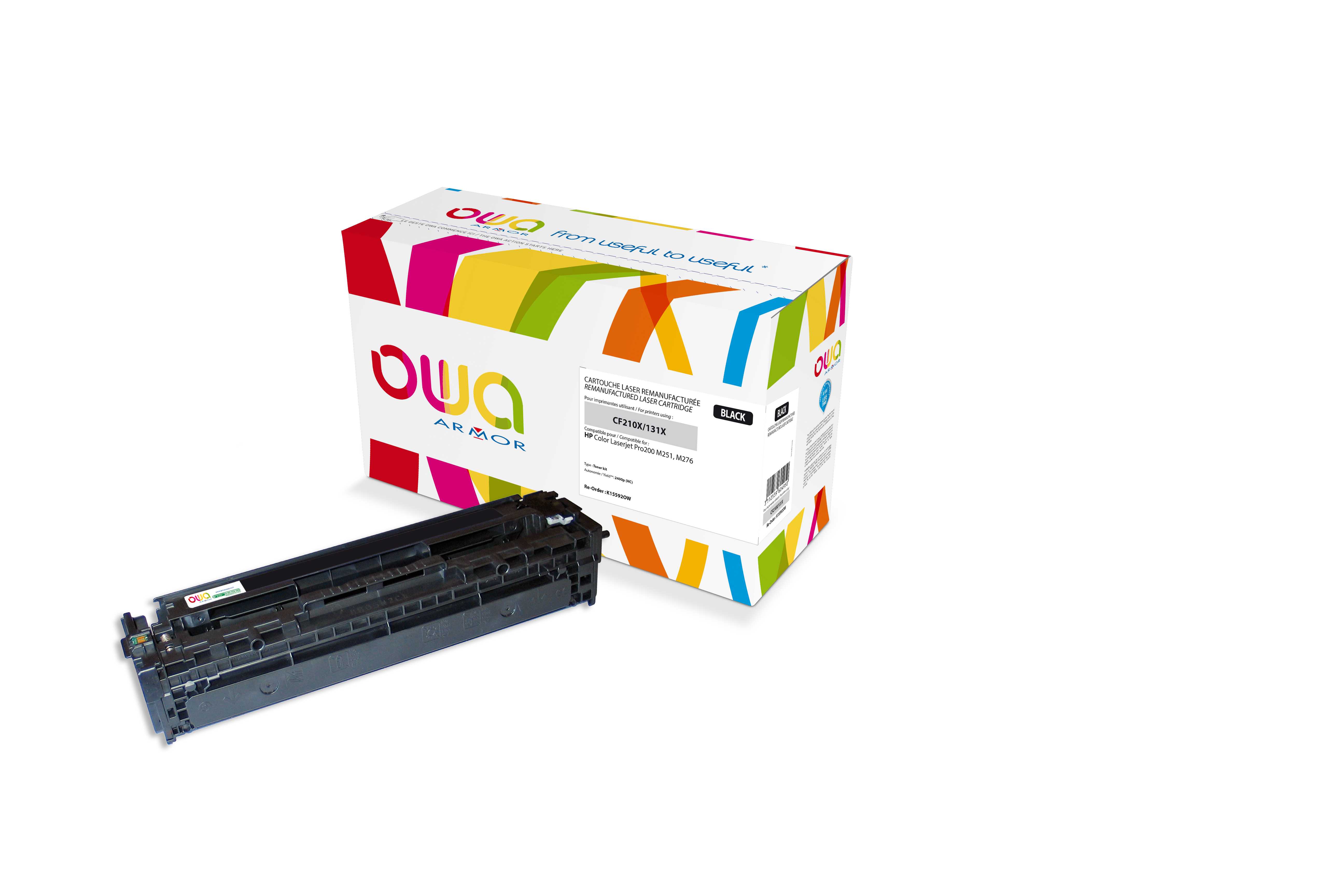 OWA Armor toner kompatibilní s HP CF210X, 2400st, černá/black