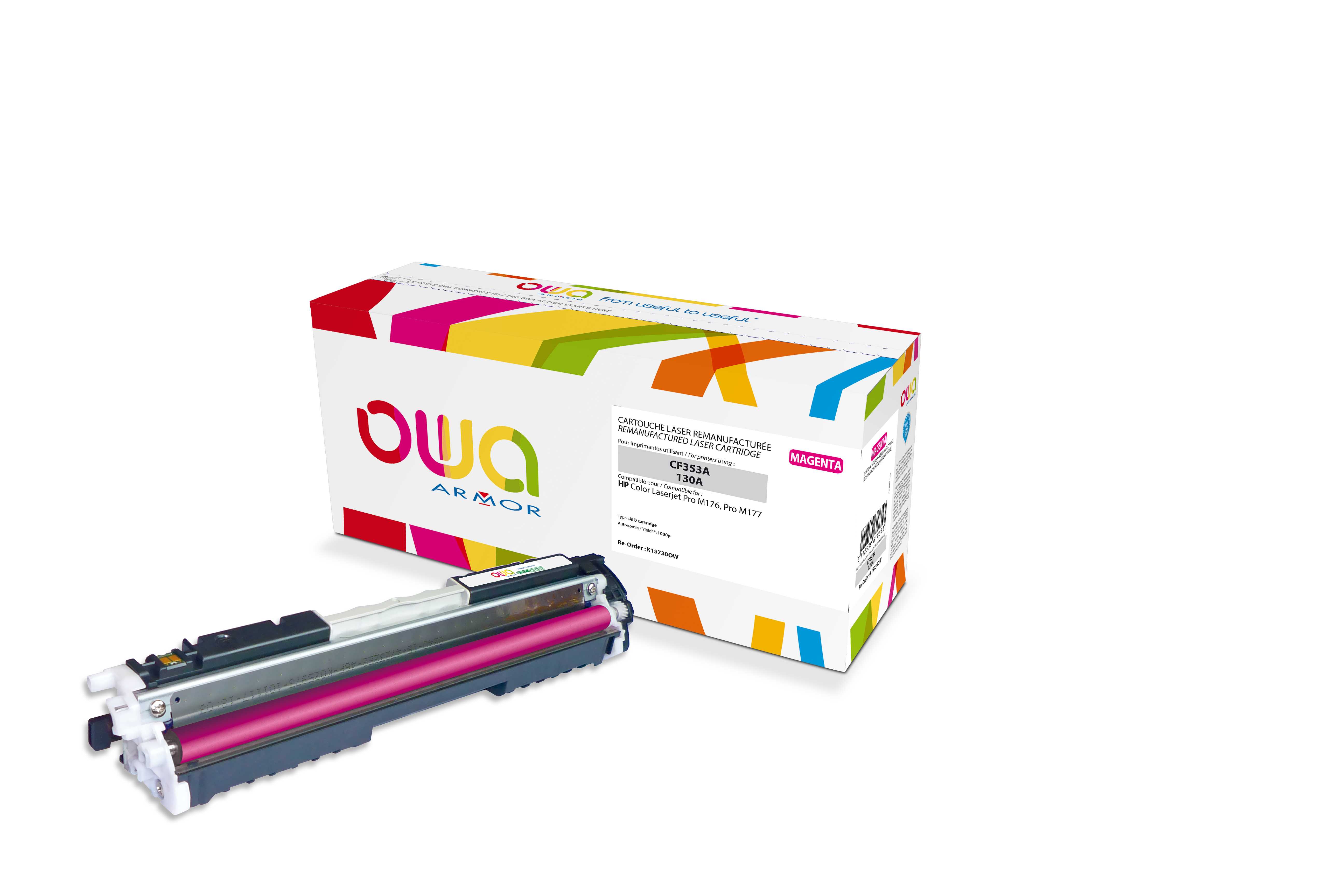 OWA Armor toner kompatibilní s HP CF353A, 1000st, červená/magenta