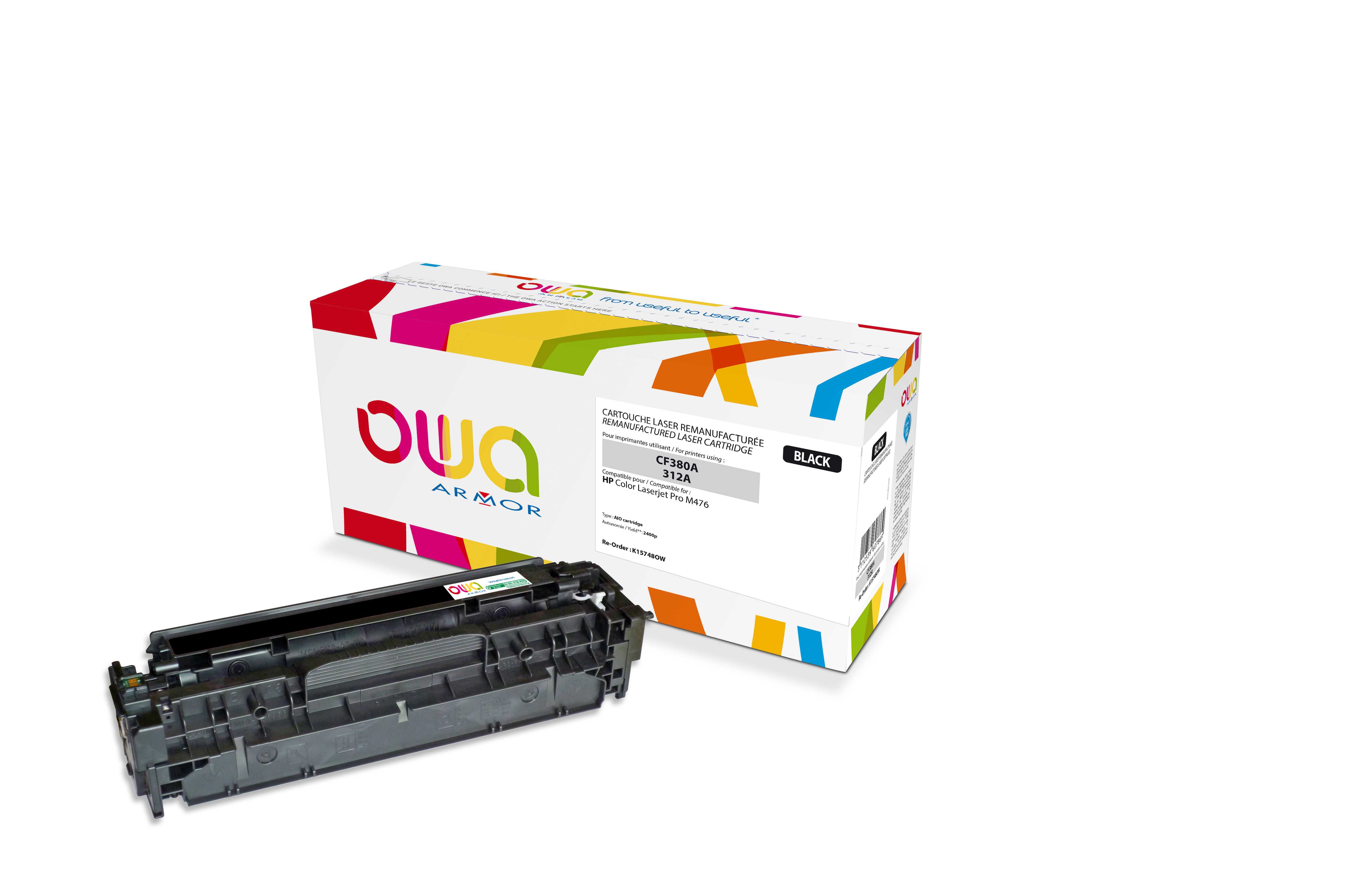 OWA Armor toner kompatibilní s HP CF380A, 2400st, černá/black