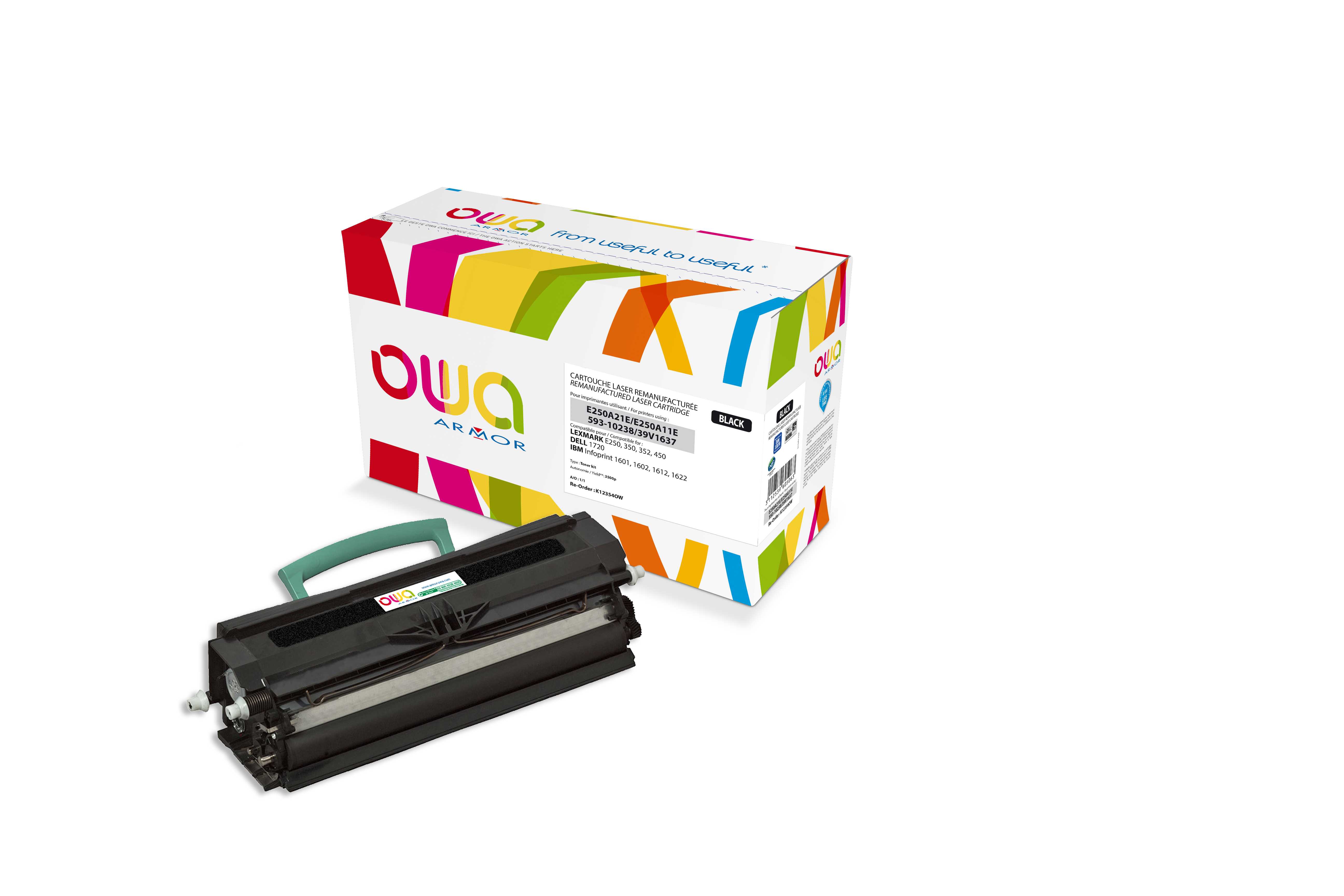 OWA Armor toner kompatibilní s Lexmark E250, E250A11E, 3500st, černá/black