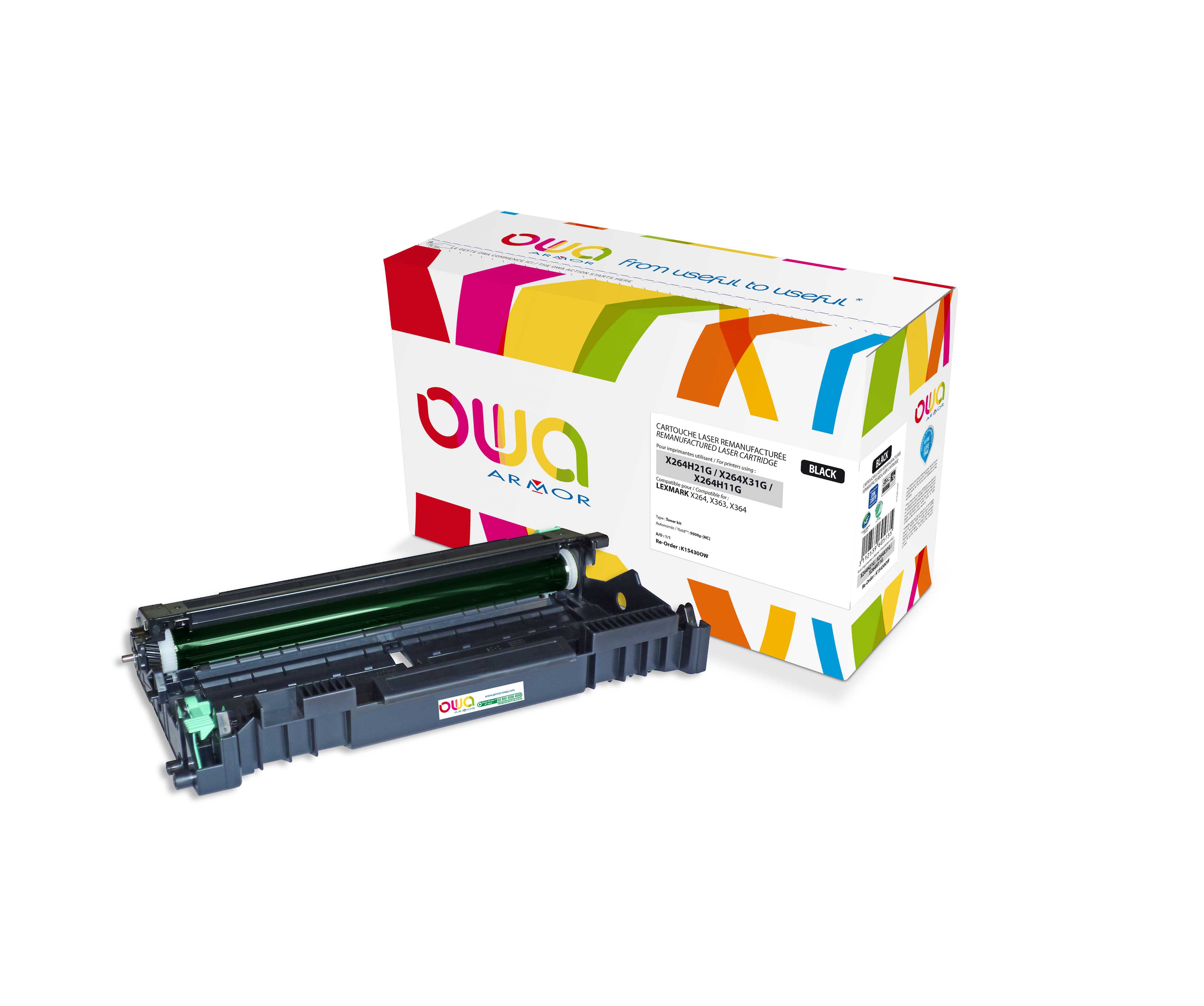 OWA Armor toner kompatibilní s Lexmark X463, X463H21G, 9000st, černá/black