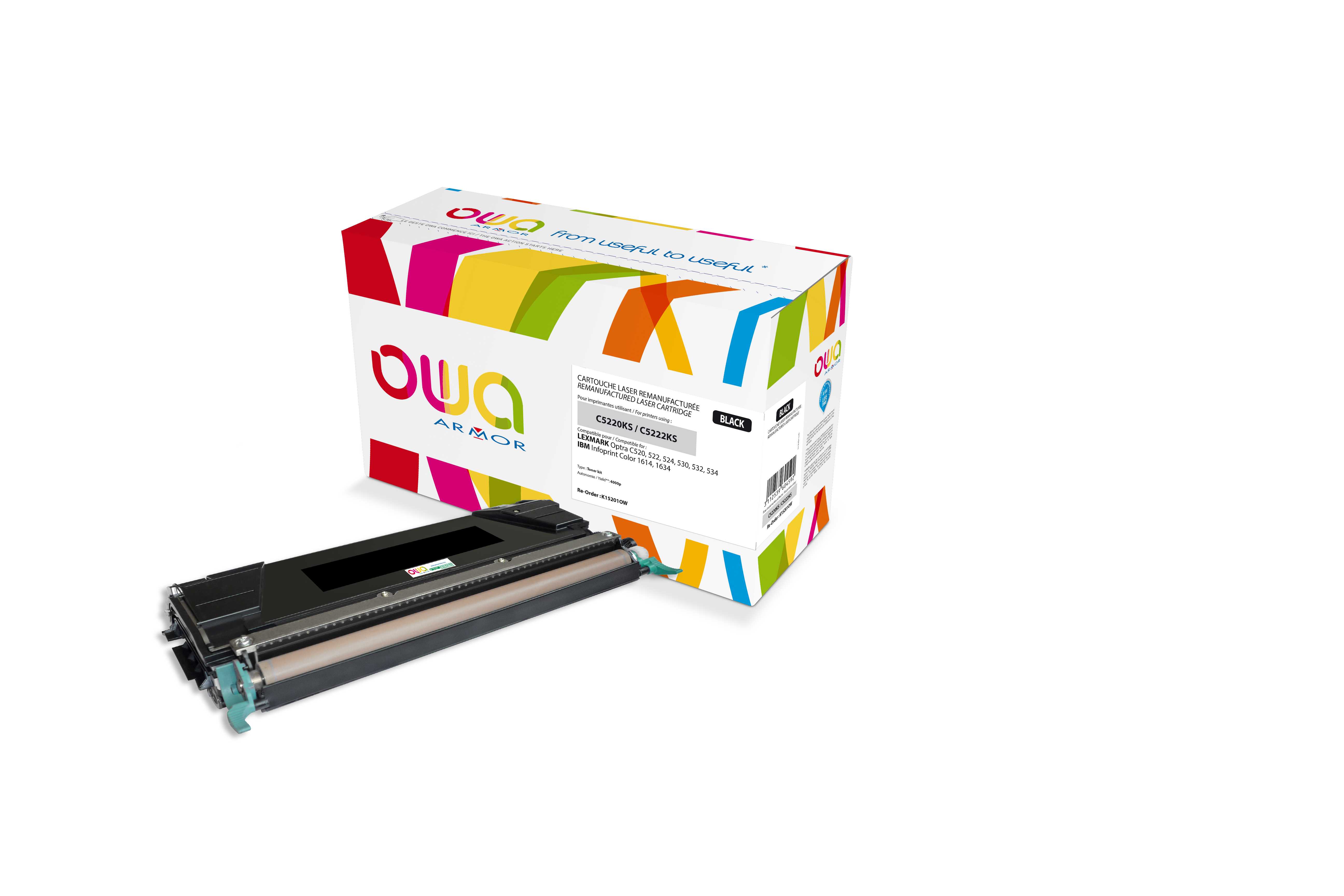 OWA Armor toner kompatibilní s Lexmark 39V0302, 4000st, černá/black