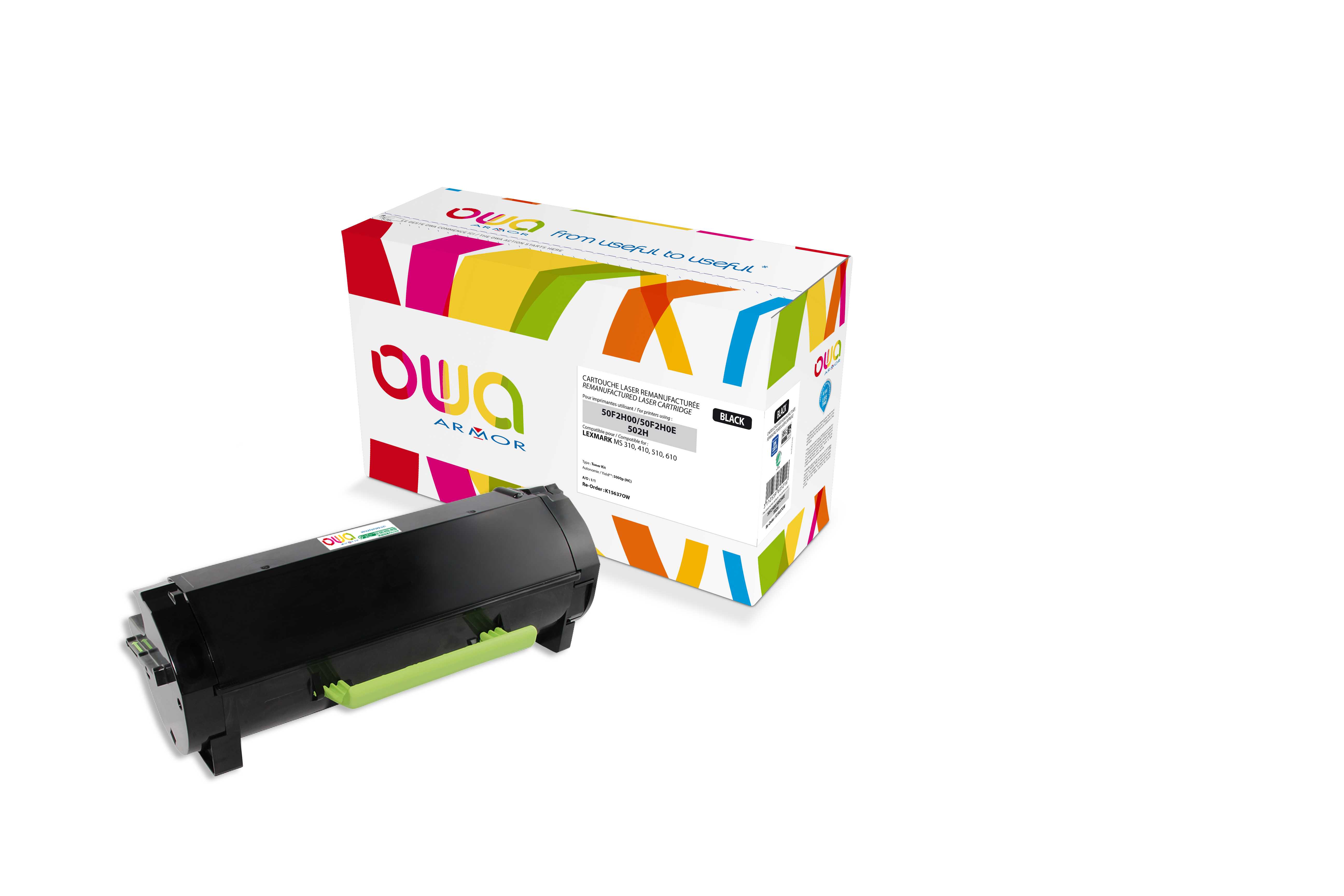 OWA Armor toner kompatibilní s Lexmark 50F2H00, 5000st, černá/black
