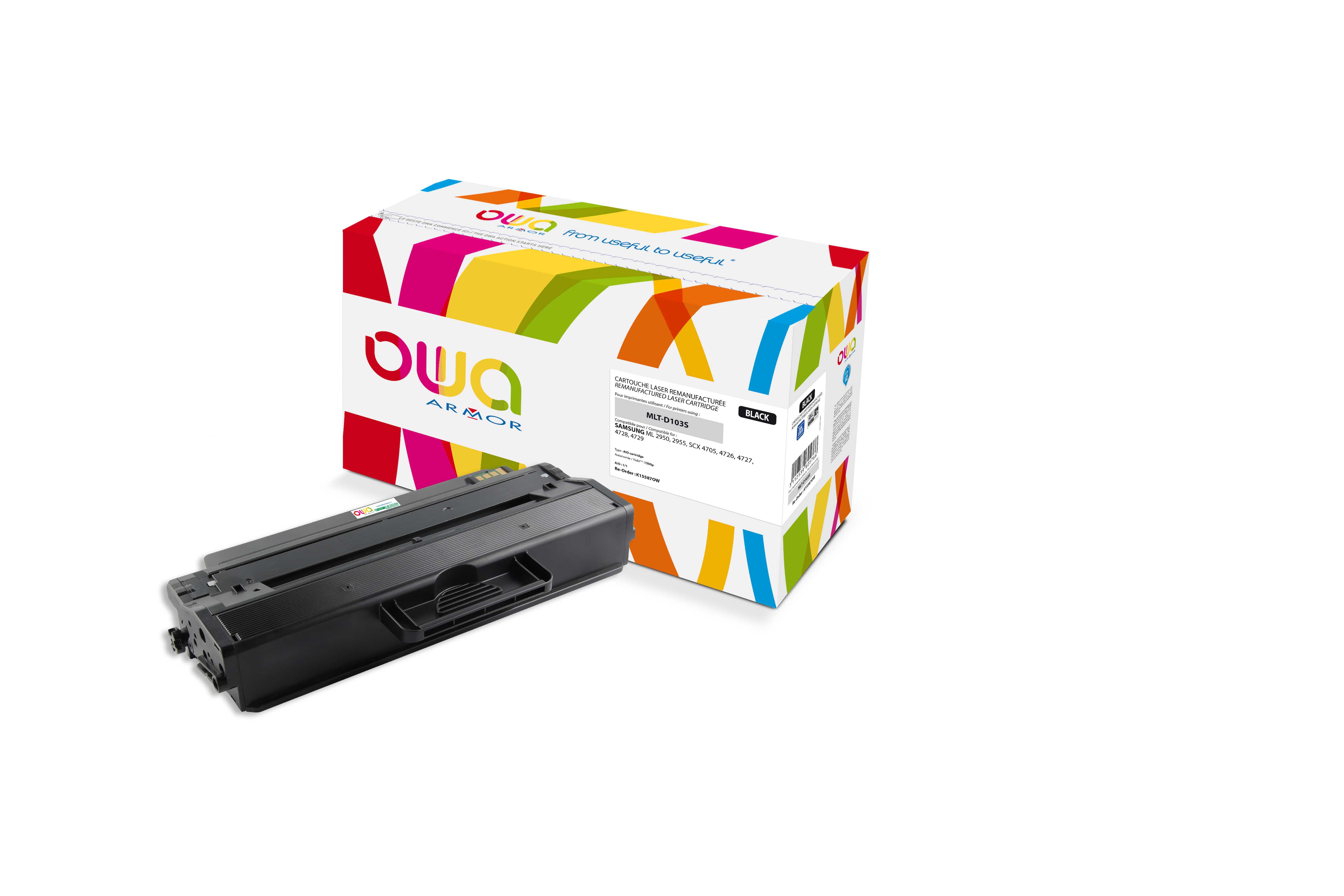 OWA Armor toner kompatibilní s Samsung MLT-D103S, SU728A, 1500st, černá/black