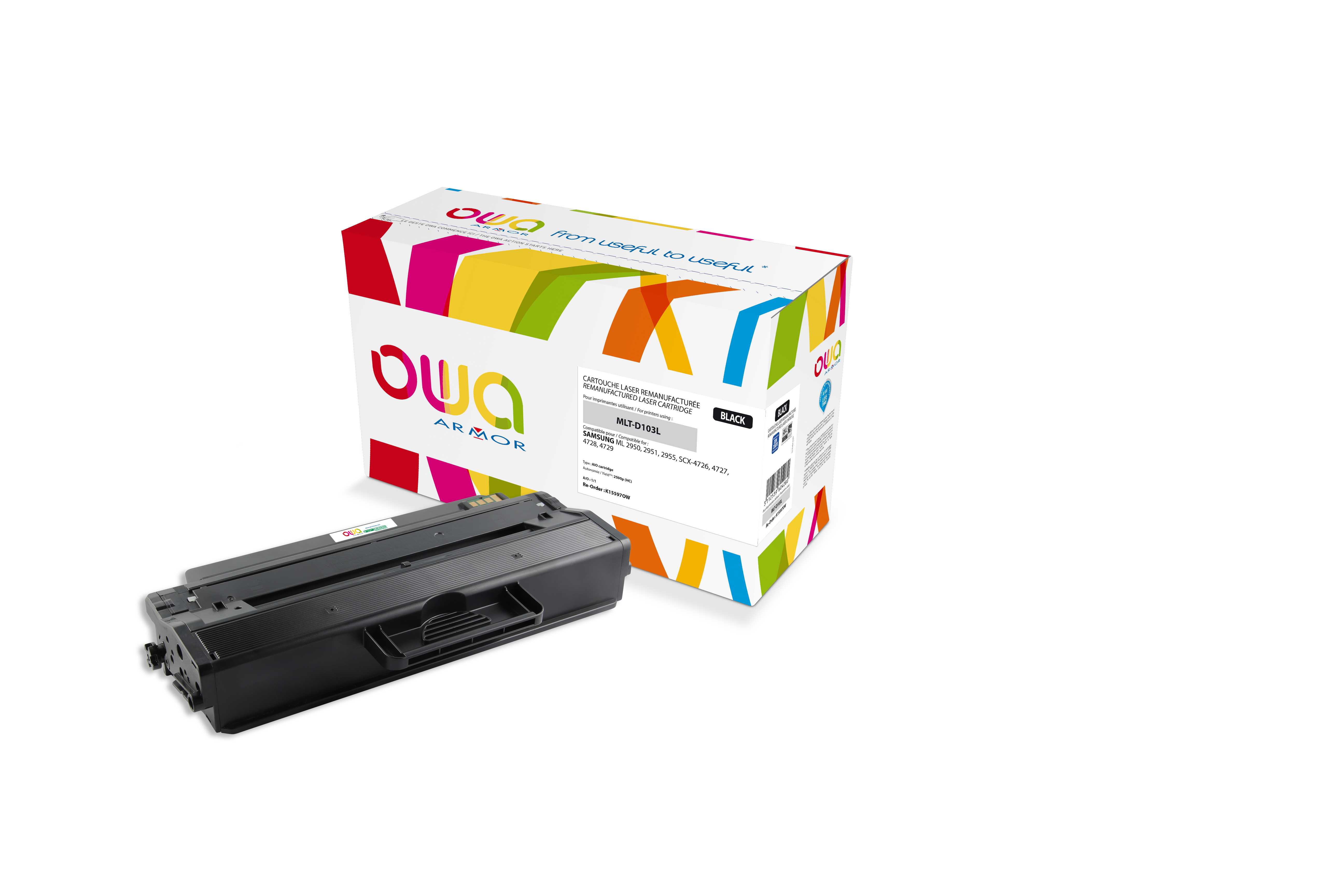 OWA Armor toner kompatibilní s Samsung MLT-D103L, SU716A, 2500st, černá/black