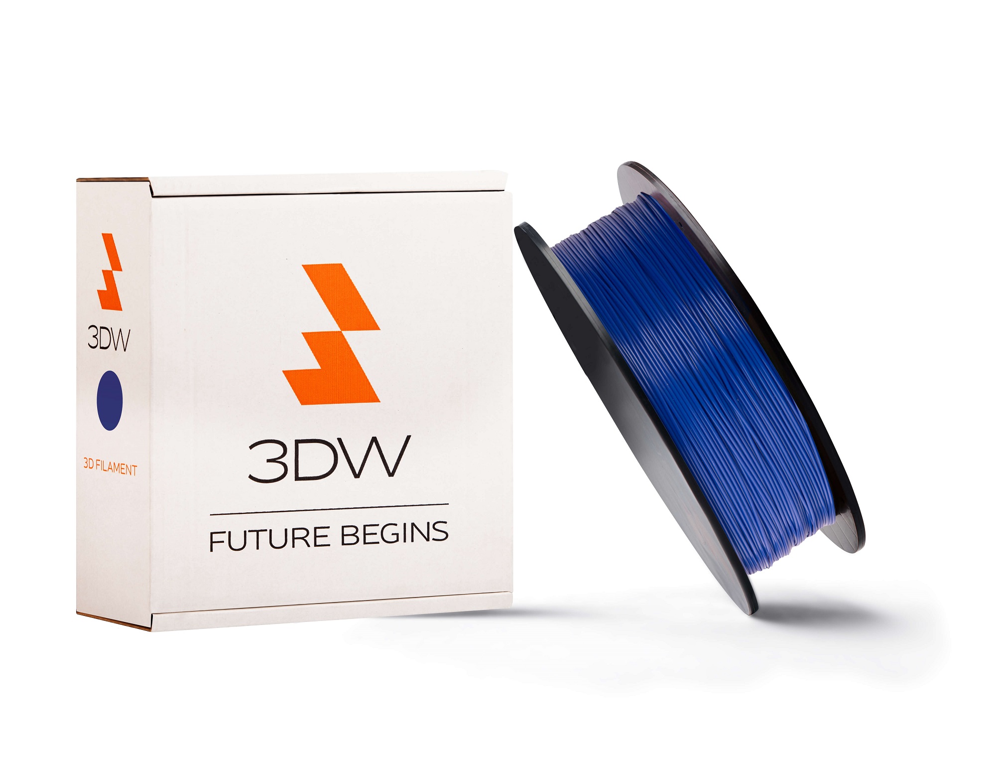 3DW - ABS filament 1,75mm tm.modrá, 0,5kg,tisk 220-250°C
