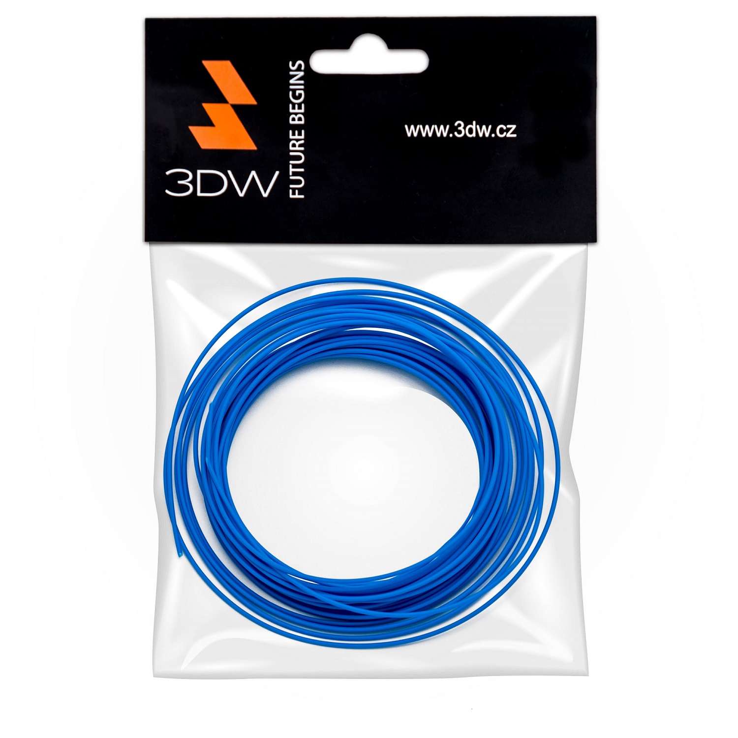 3DW - ABS filament 1,75mm modrá, 10m, tisk 220-250°C