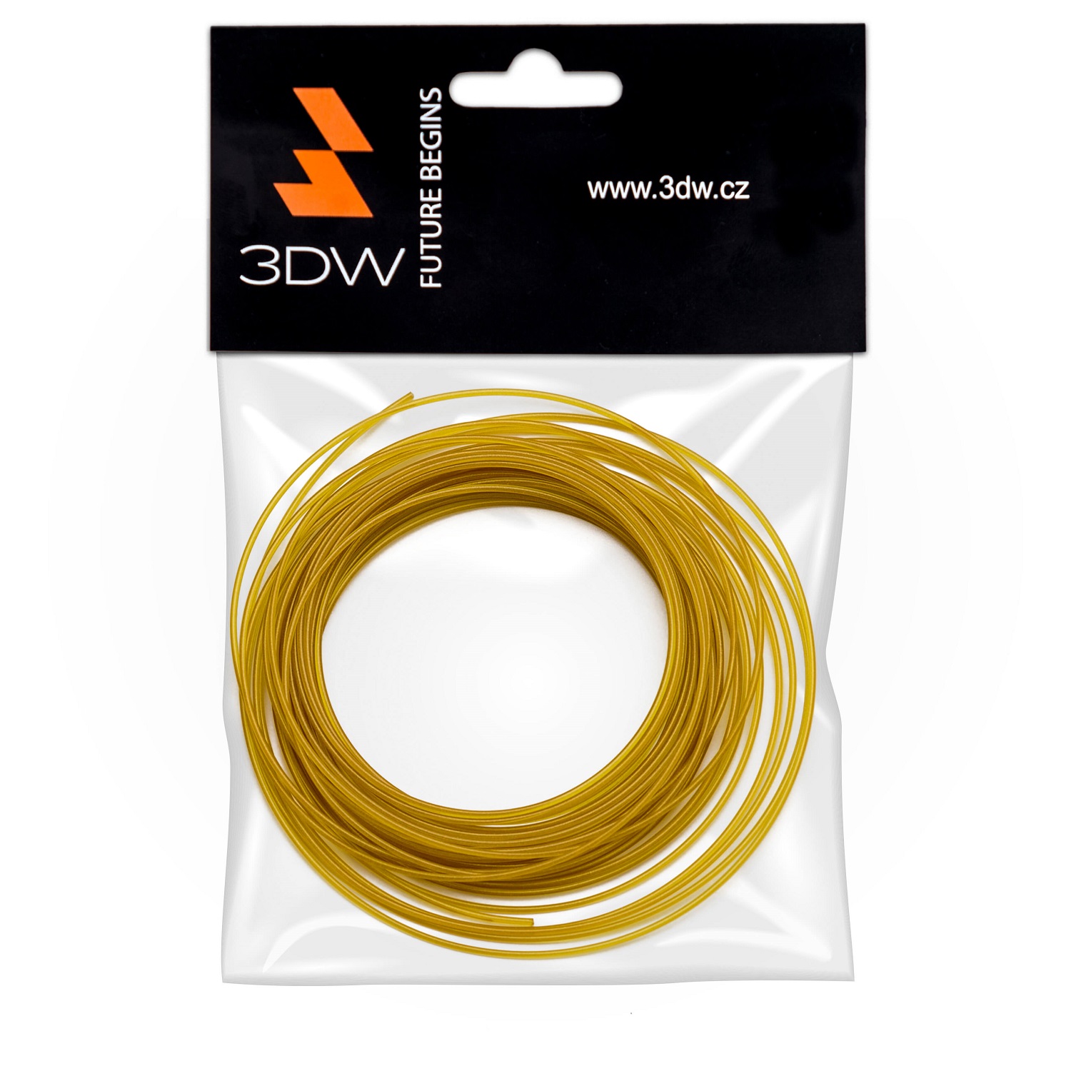 Obrázok 3DW - PLA filament 1,75mm zlatá,10m, tisk 190-210°C D12611